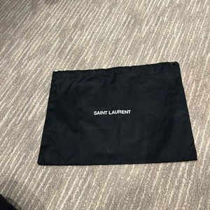 Saint Laurent Dustbag Black